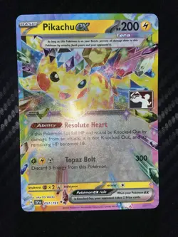 ⚡ ⚡ Pikachu ex 057/191 Prize Pack Series Cards Holo - Image 1