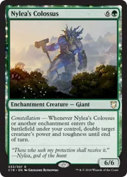 MTG Nylea's Colossus, NM-Mint, English Commander 2018 - Image 1