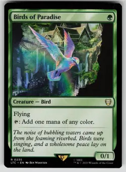 Birds of Paradise Normal R Commander: The Lord of the Rings 235 NM - Image 1