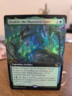 Ozolith, the Shattered Spire Extended Art Foil March of the Machine NM MTG - Image 1