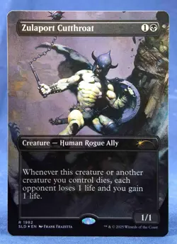 Zulaport Cutthroat-Rainbow FOIL- MTG - (1982) Frank Frazetta Secret Lair SLD -NM - Image 4
