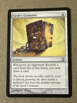 Geth’s Grimoire X1 Darksteel NM Condition See Pics Front Back - Image 1