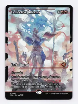 Collective Inferno (Showcase) (Foil) 0387 (M) MTG Lorwyn Eclipsed (ECL) - Image 1