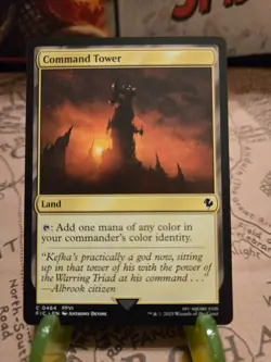 MTG Command Tower (0484) Commander: Final Fantasy Regular Common NM - Image 1