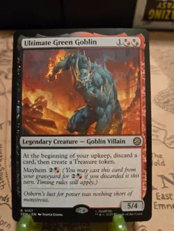 MTG Ultimate Green Goblin Marvel's Spider-Man Regular Rare NM - Image 1
