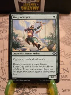 MTG Dragon Sniper Tarkir: Dragonstorm Regular Uncommon NM - Image 1