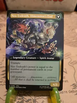 MTG Exdeath, Void Warlock Final Fantasy Extended Art Regular Uncommon NM - Image 2