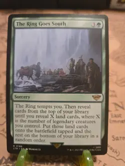 MTG The Ring Goes South the Lord of the Rings Regular Rare NM - Image 1