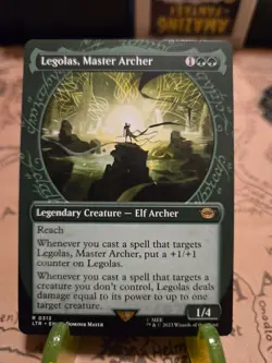 MTG Legolas, Master Archer the Lord of the Rings Showcase Rare NM - Image 1
