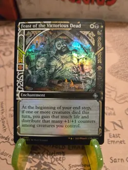 MTG Feast of the Victorious Dead MotM: The Aftermath Foil Showcase Uncommon NM - Image 1