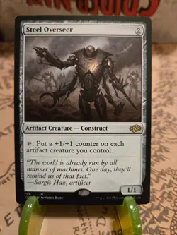 MTG Steel Overseer Jumpstart 2022 Regular Rare NM - Image 1