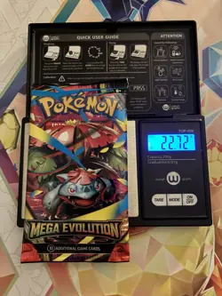 (HEAVY) 22.72g Pokemon TCG Mega Evolution Booster Pack (SEALED)✅ - Image 1