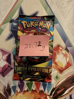 (HEAVY) 22.72g Pokemon TCG Mega Evolution Booster Pack (SEALED)✅ - Image 2
