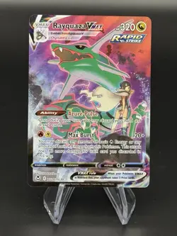 RAYQUAZA VMAX 2022 POKEMON SILVER TEMPEST TRAINER GALLERY TG20/TG30 Q5754 - Image 1