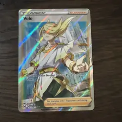 NM Pokemon Lost Origin Volo Full Art FA Ultra Rare #196/196 - Image 1