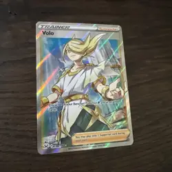 NM Pokemon Lost Origin Volo Full Art FA Ultra Rare #196/196 - Image 3
