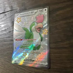 Squawkabilly ex 223/091 Sv: Paldean Fates Full Art Shiny Holo Pokemon - Image 2