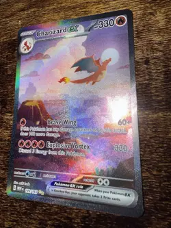 Pokemon Charizard ex 199/165 Special Illustration Rare Holo Scarlet & Violet 151 - Image 4