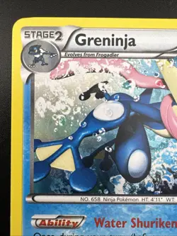 Greninja 41/146 Pokemon XY Base Set Holo Rare MP - Image 4