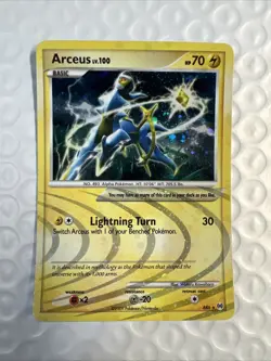 Pokemon TCG Arceus AR6 Holo Platinum Series Arceus Set 2009 LP NM/MT+ - Image 1