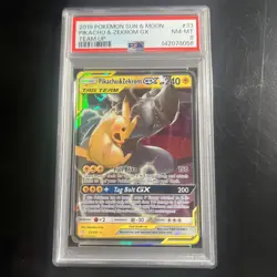 Pikachu & Zekrom Gx 33/181 Team Up Pokemon PSA 10 - Image 1