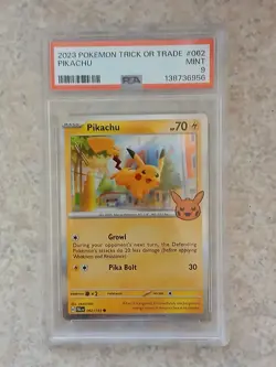 Pokemon PSA 9 Lot of 4 Pikachu Gengar Drifblim & Mismagius in Sequential Order - Image 3