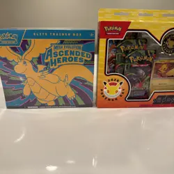 Pokemon TCG Ascended Heroes Mega Evolution Elite Trainer Box ETB and Day Box - Image 1