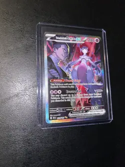 2025 Pokemon Team Rocket's Mewtwo ex 231/182 Destined Rivals SIR Holo - Image 4
