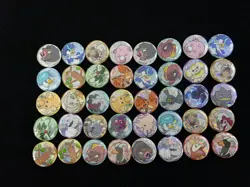2026 Pokemon TCG S-Chinese Gem Pack Badge Pin Quaxly Clefairy Bonsly Lot*40 AD12 - Image 1