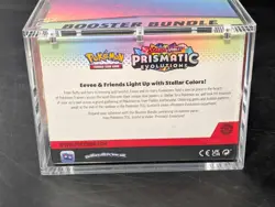 Pokemon SV8.5 Prismatic Evolutions Sealed Booster Bundle Display W/Acrylic Case - Image 3