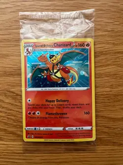 Special Delivery Charizard SWSH075 Pokemon Center Exclusive Promo TCG2 (sealed) - Image 1