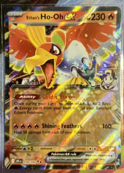Ethan's Ho-Oh ex 039/182 Double Rare Destined Rivals Pokemon Pack Fresh - Image 1