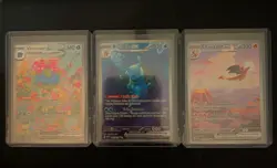 Charizard Ex 199/165 Venasaur Ex 198/165 Blastoise Ex 200/165 - Pokemon 151 SIR - Image 1