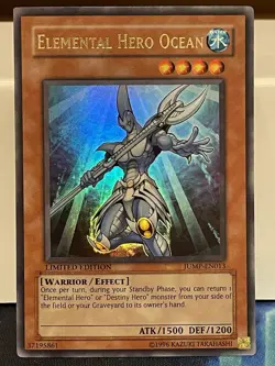 Elemental Hero Ocean - JUMP-EN013 - Ultra Rare - Limited Edition - LP/MP - Image 1