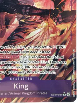 Bandai King EB04-031 Character R 7000 Power Special One Piece CCG - Image 5