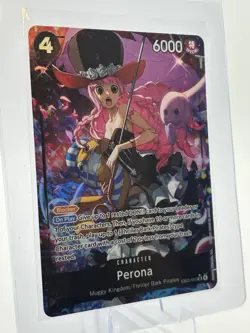 Bandai Perona EB03-045 Super Rare Foil Heroines Edition One Piece CCG - Image 1