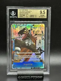 One Piece 2023 Pillars Of Strength #OP03122 ENG Sogeking Manga Art SEC BGS 9.5 - Image 1