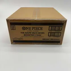 Auction #2 One Piece EN OP14-EB04 The Azure Sea's Seven Booster Pack Case SEALED - Image 1