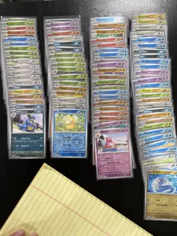 89 Card Scarlet & Violet 151 Reverse Holo/complete base Pokemon TCG Set C/UC/R - Image 2