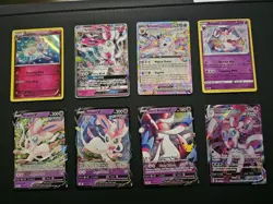 Pokemon TCG Sylveon 8 Card Lot EX GX V MAX Promos - Image 1