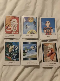 Dragon ball Z hero collection series one 6 card lot #9 - Image 1