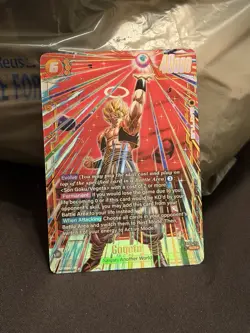 Gogeta SCR FB09-122 Secret Rare ⭐ Alternate Art Dual Evolution Dragon Ball Card - Image 2
