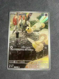 Pokemon TCG Cutiefly Illustration Rare Card 172/162 SV05: Temporal Forces - Image 1