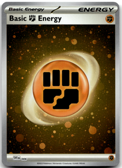 Fighting HD Energy Reverse Holo 151 MEWen Pokemon Card NM - Image 1