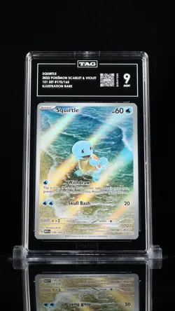 Pokemon Squirtle Holo Card TCG SV Scarlet & Violet 151 Series 170/165 TAG 9 - Image 1