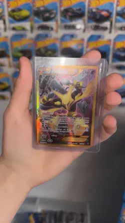 Alakazam EX Fates Collide 125/124 Full Art Holo Secret Rare Pokemon TCG Card - Image 3