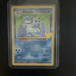 Pokemon Blastoise Celebrations Classic 2/102 Holo 100 HP Hydro Pump Card - Image 1
