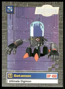 Datamon 2000 Digimon Animated Upper Deck Card #15 (NM) - Image 1