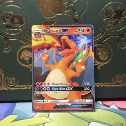Charizard GX Hidden Fates Holo Ultra Rare Card 9/68 Pokemon TCG NM - Image 1