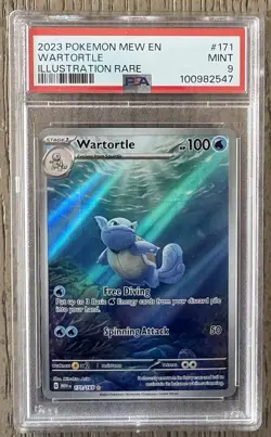 Pokemon TCG Card - Scarlet & Violet 151 English - Wartortle 171/165 - PSA 9 MINT - Image 1